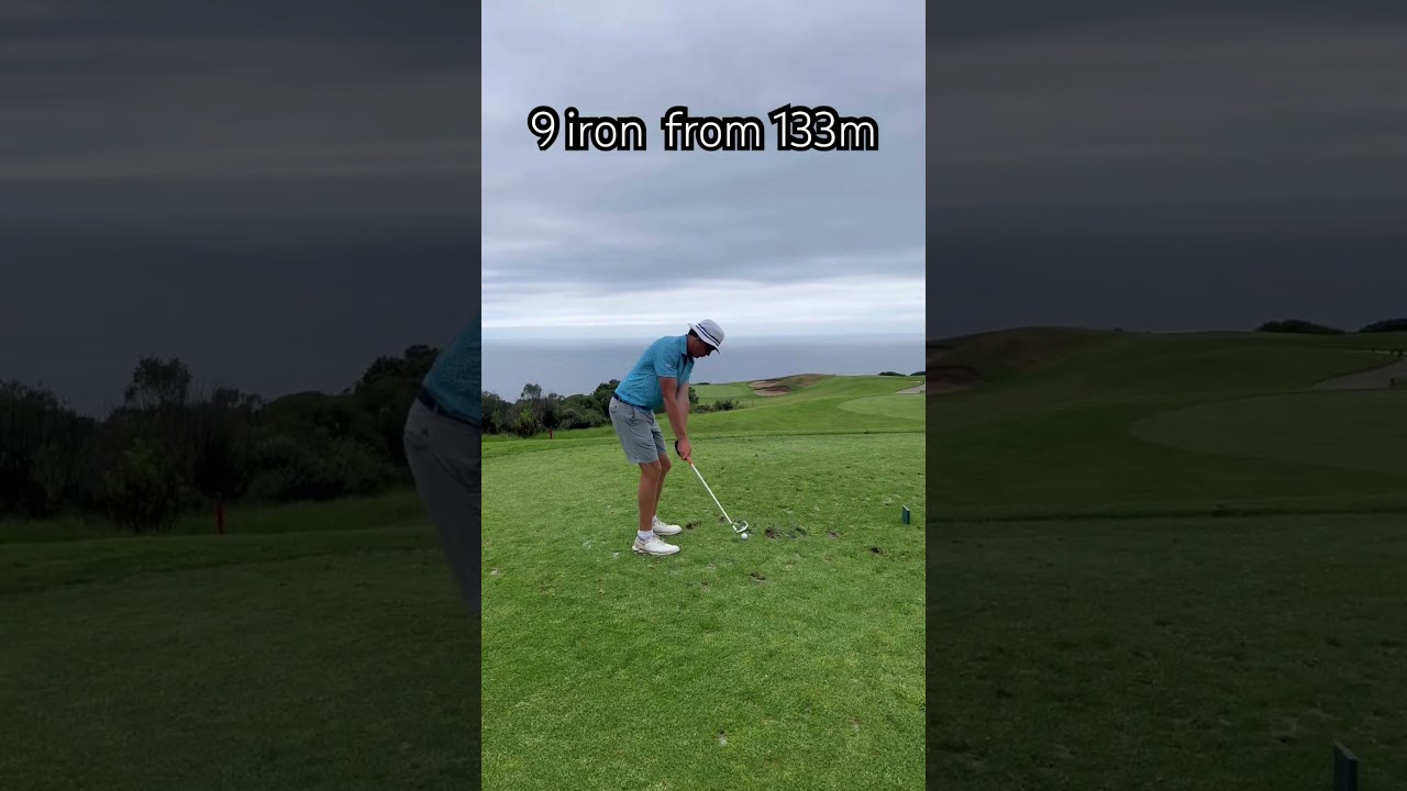 9 iron from 133 m.  #golf #golfswing #golfgear #golfer #golftips #progress #golffit #golfirons