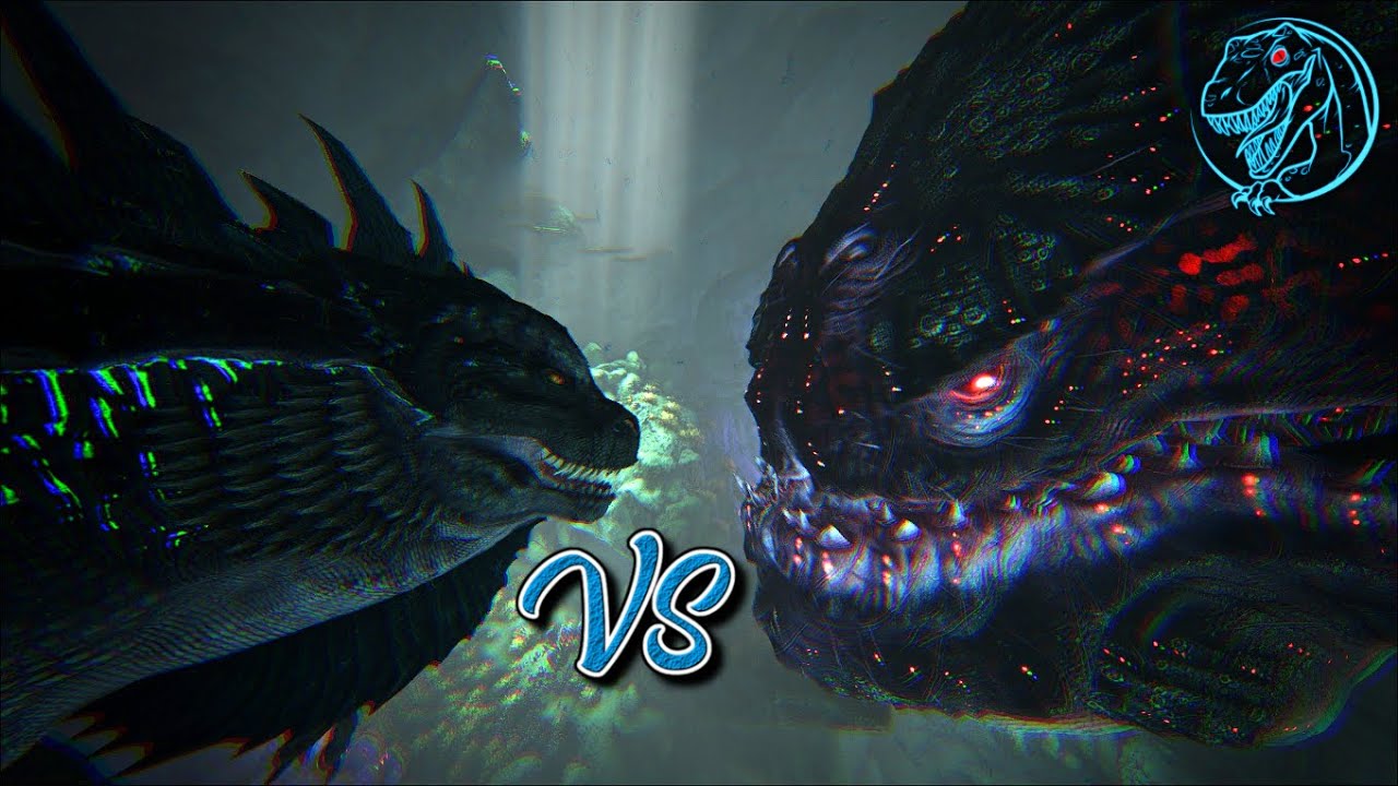 Gojiran vs. Moeder Boss (Alpha) | ARK Kaiju/Boss Battle 🦎