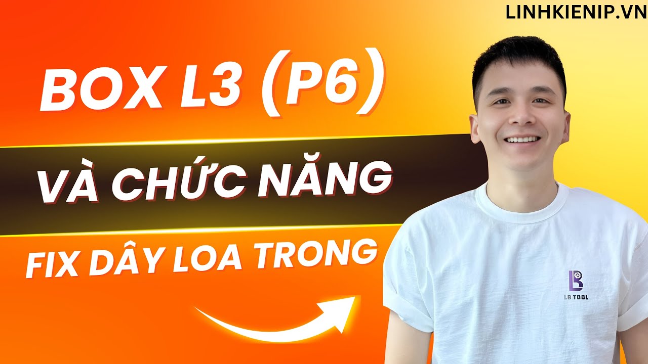 Box L3 và chức năng fix dây loa trong (P6) #linhkienip #iphone #box #Luban #L3 #viralvideo #viral