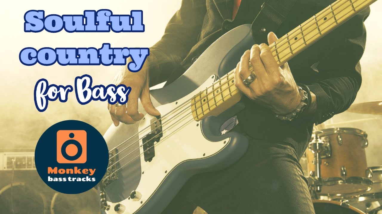 Country Bass Backing Track // Soulful Jam in C Major for Bass Guitar