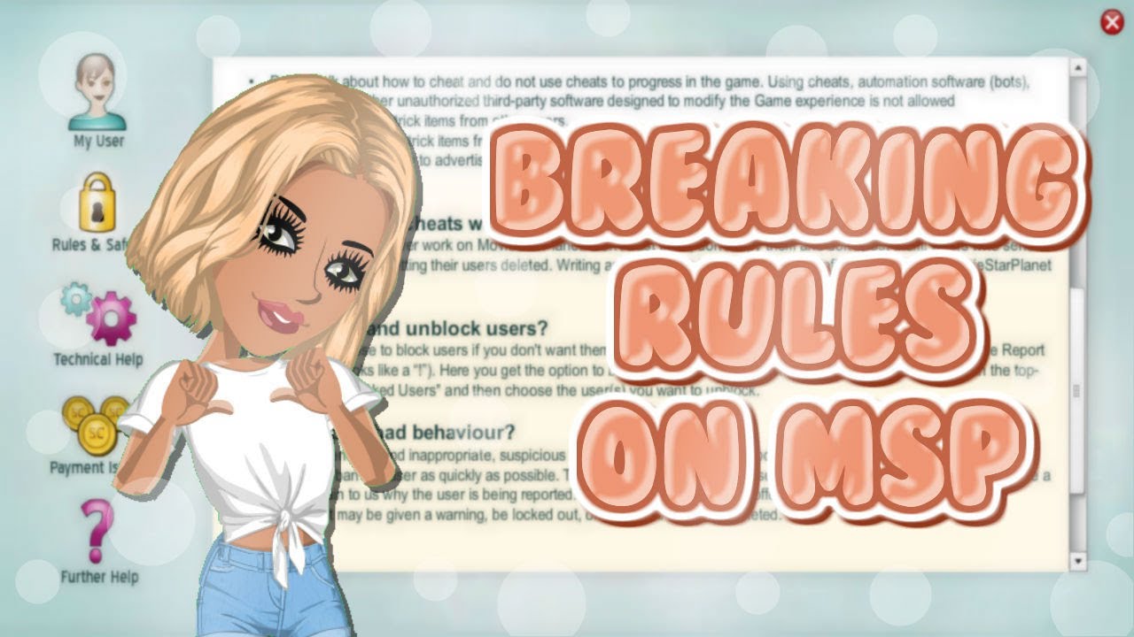 Breaking MSP Rules!