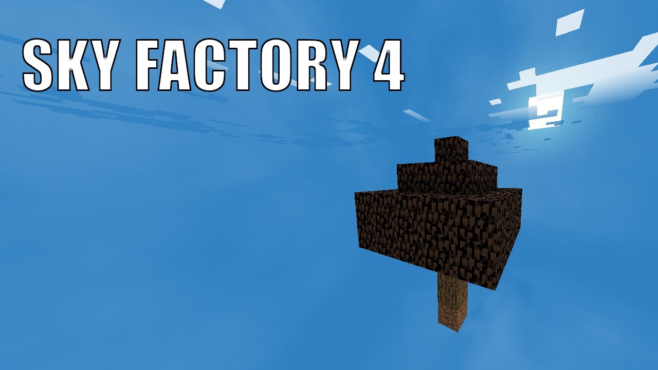 Growing every Resource from Trees | Minecraft SkyFactory 4 Ep 1