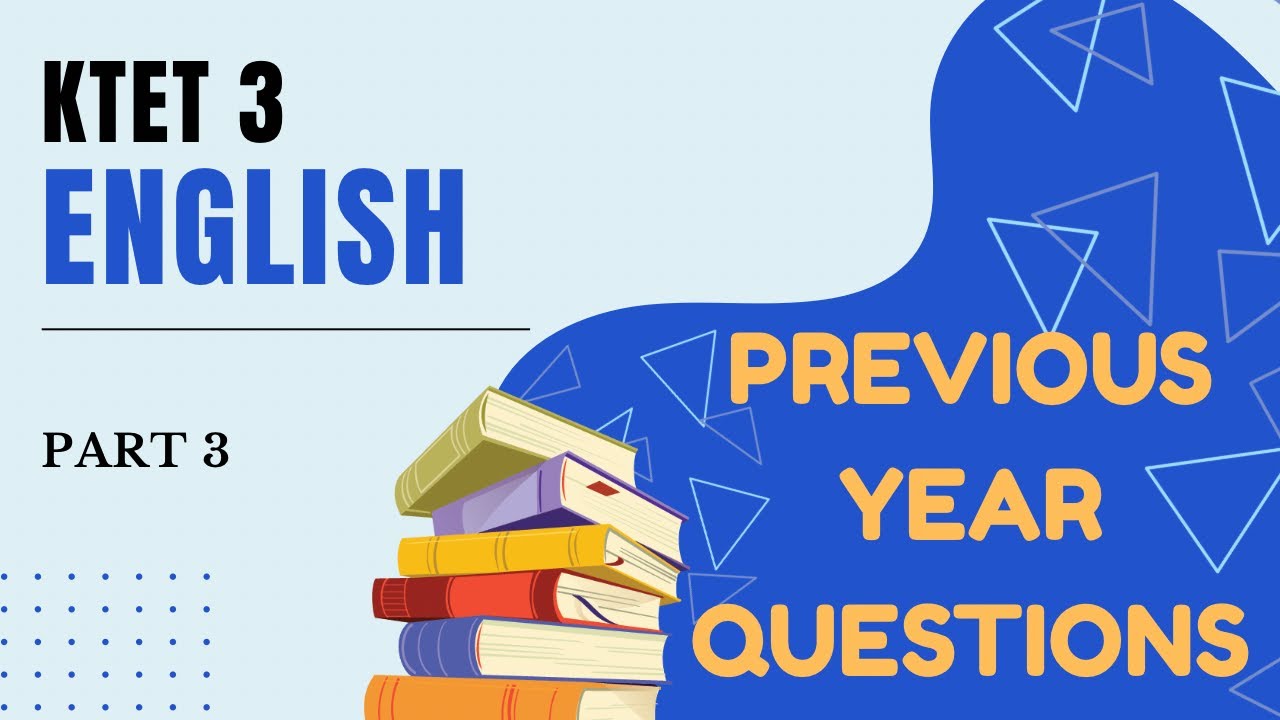 KTET English Category 3 Part 3 | Previous Year Questions |