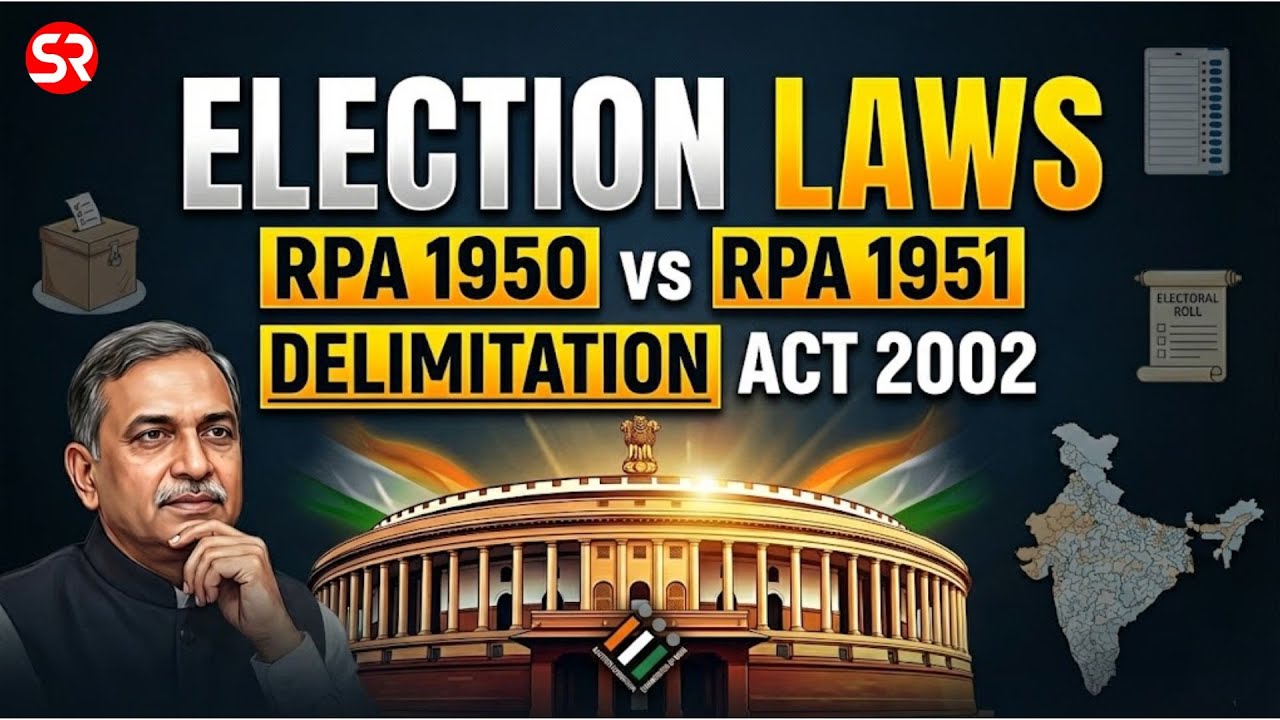 Indian Polity: Election Laws Explained | RPA 1950 & 1951 | UPSC GS2