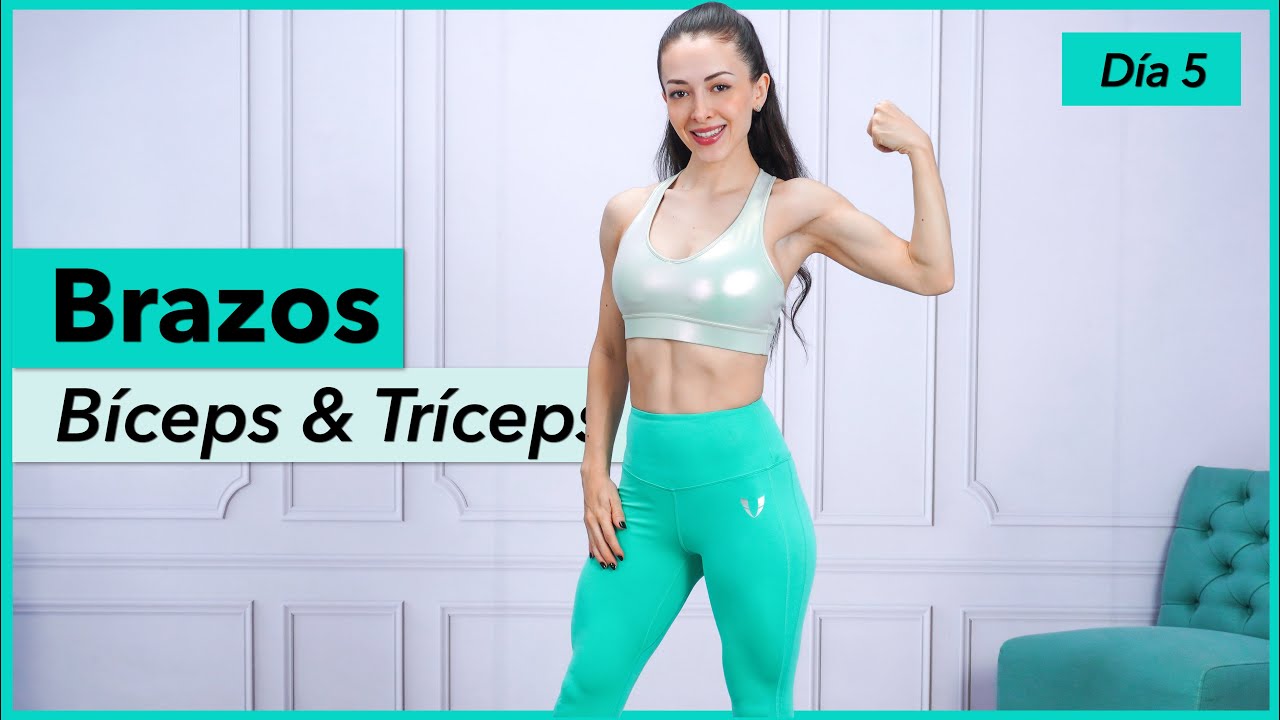 Rutina de Brazos EFICAZ [ Bíceps y Tríceps ] | Día 5 - POWER Glow Up