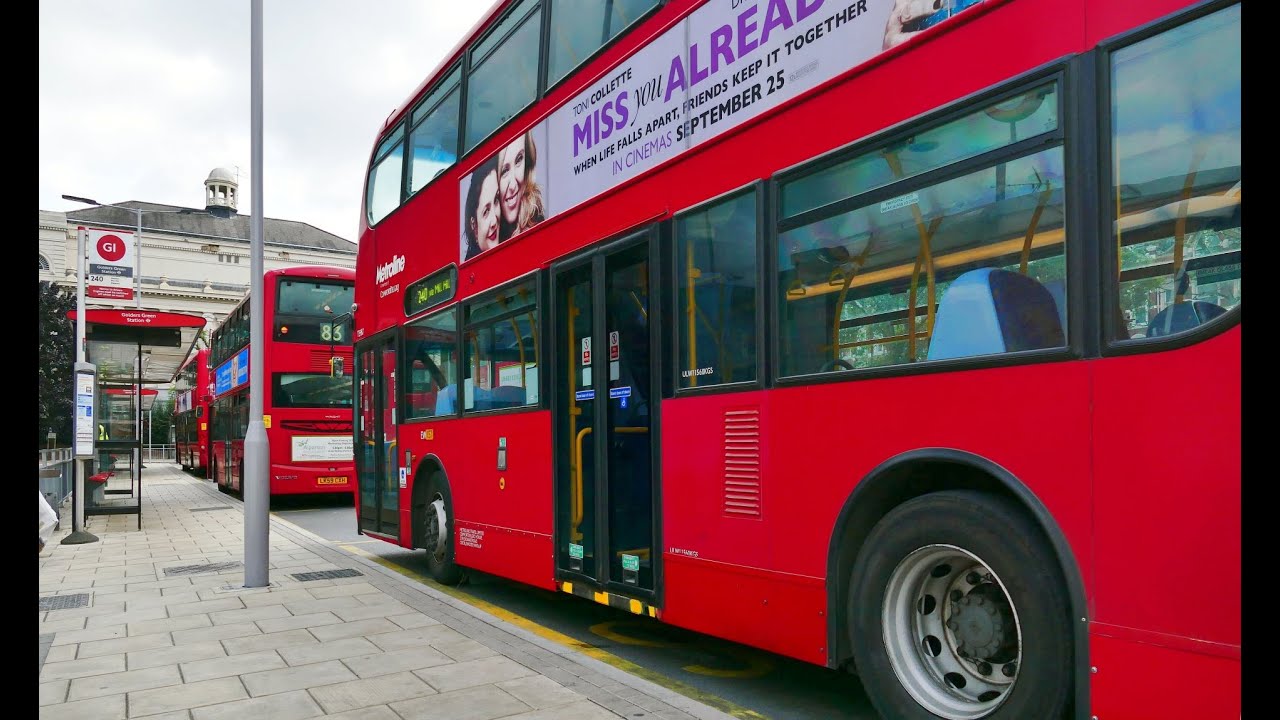 London Buses - Metroline 240 Edgware to Golders Green.