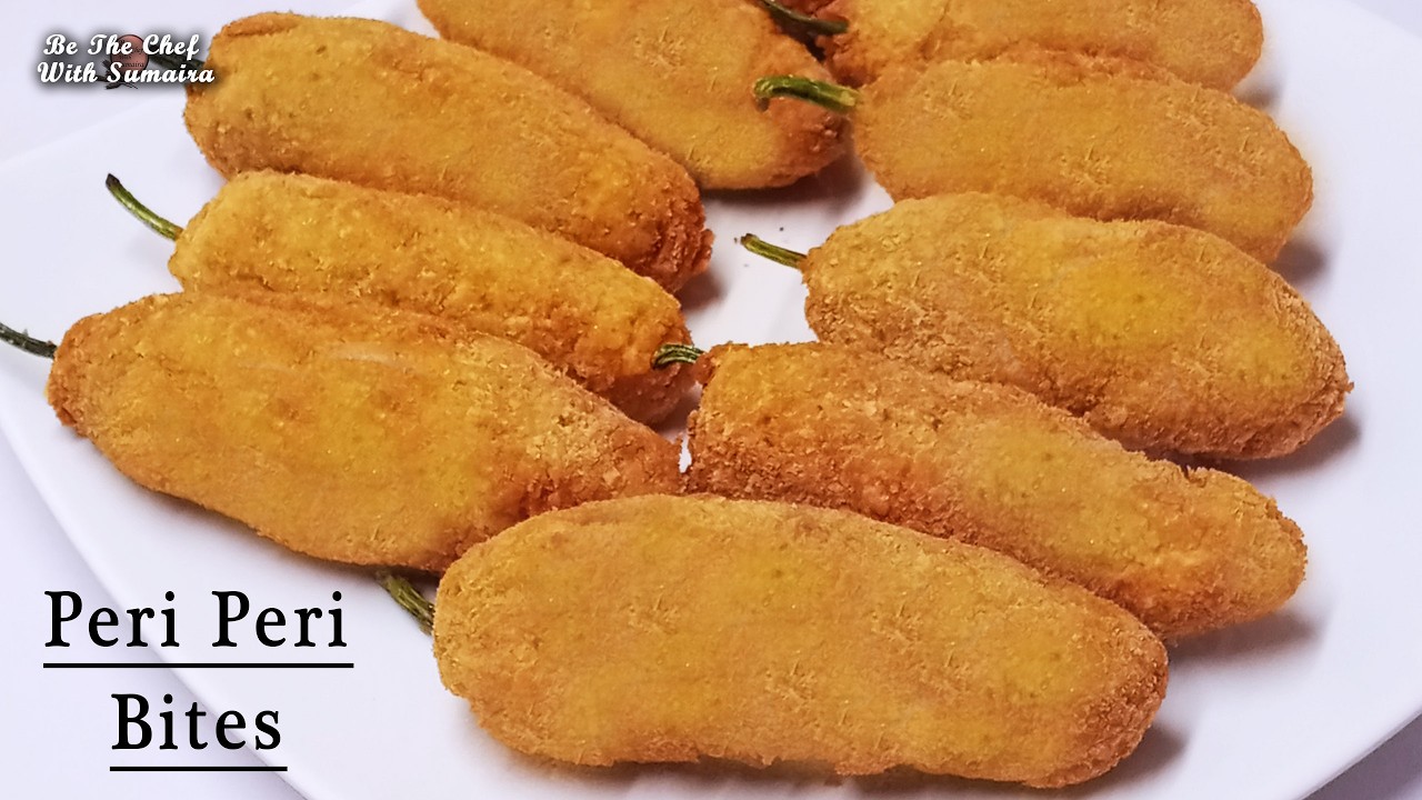 Peri Peri Bites Recipe | Super Crispy Cheesy Chicken Chilli Bites