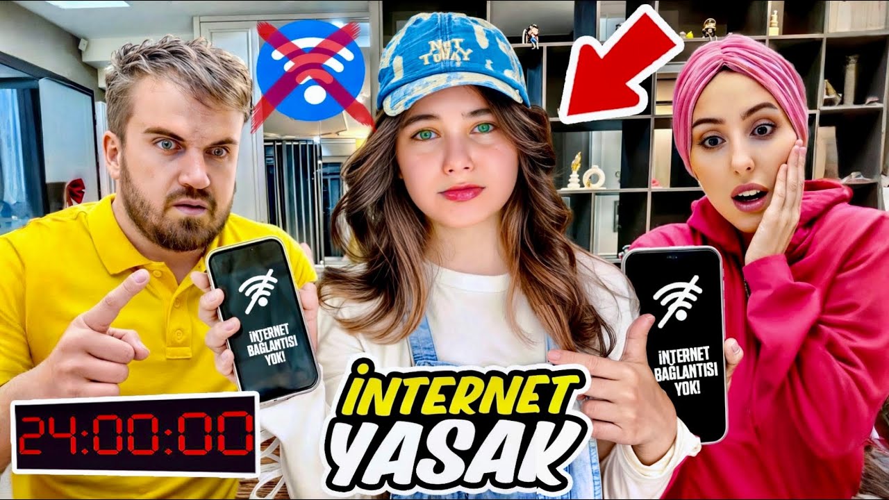 ELİF SİNEM İNTERNET, TELEFON OLMADAN 24 SAAT YAŞAMAK !! 