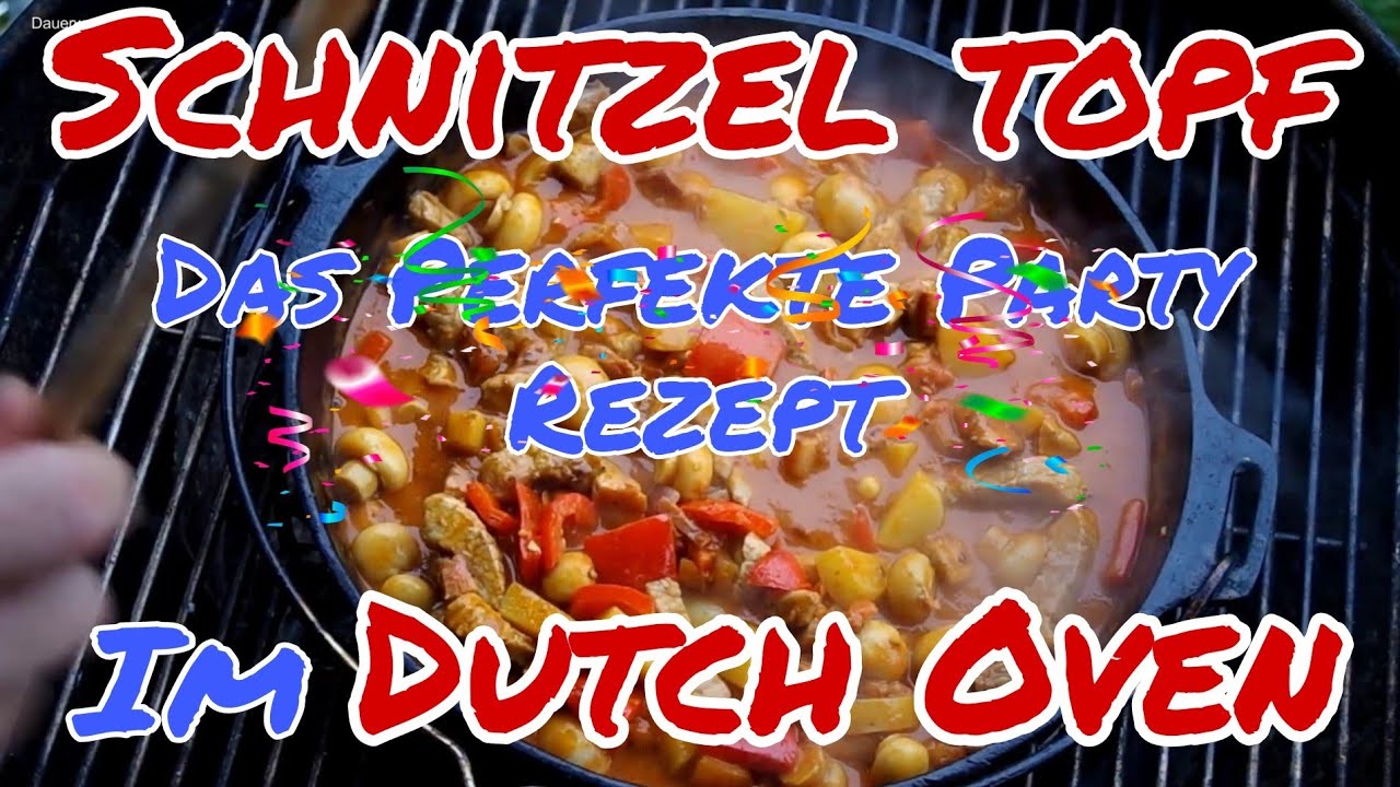 🥩🍲 SCHNITZEL TOPF im DUTCH OVEN | jetzt schonmal für SILVESTER vor merken | Die Sachsengriller