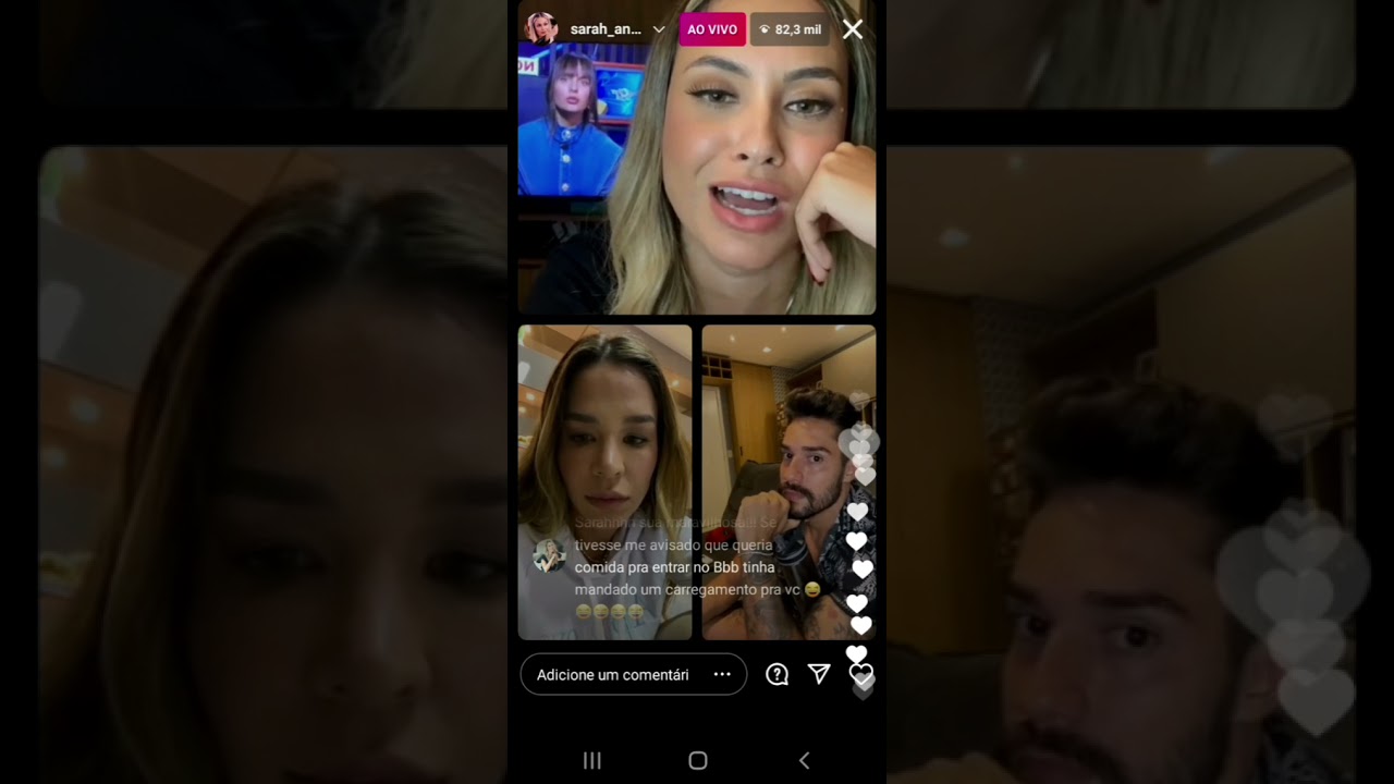 Sarah, Bil, Lucas e Kerline live completa