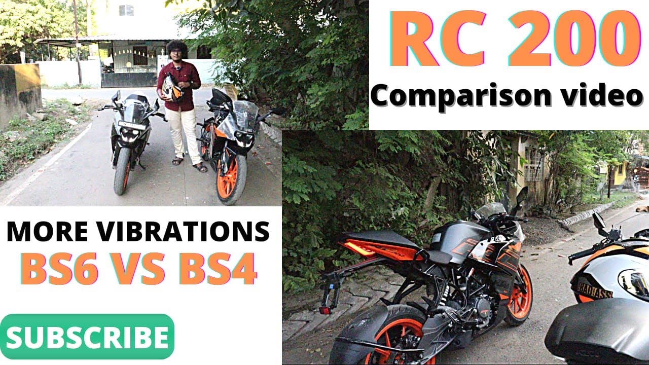 KTM RC 200 BS6 DETAILED REVIEW | COMPARISON WITH BS4 |  tamil | is bs6 improved ?