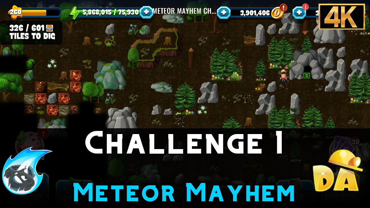 Meteor Mayhem Challenge 1 | Meteor Mayhem #9 | Diggy's Adventure