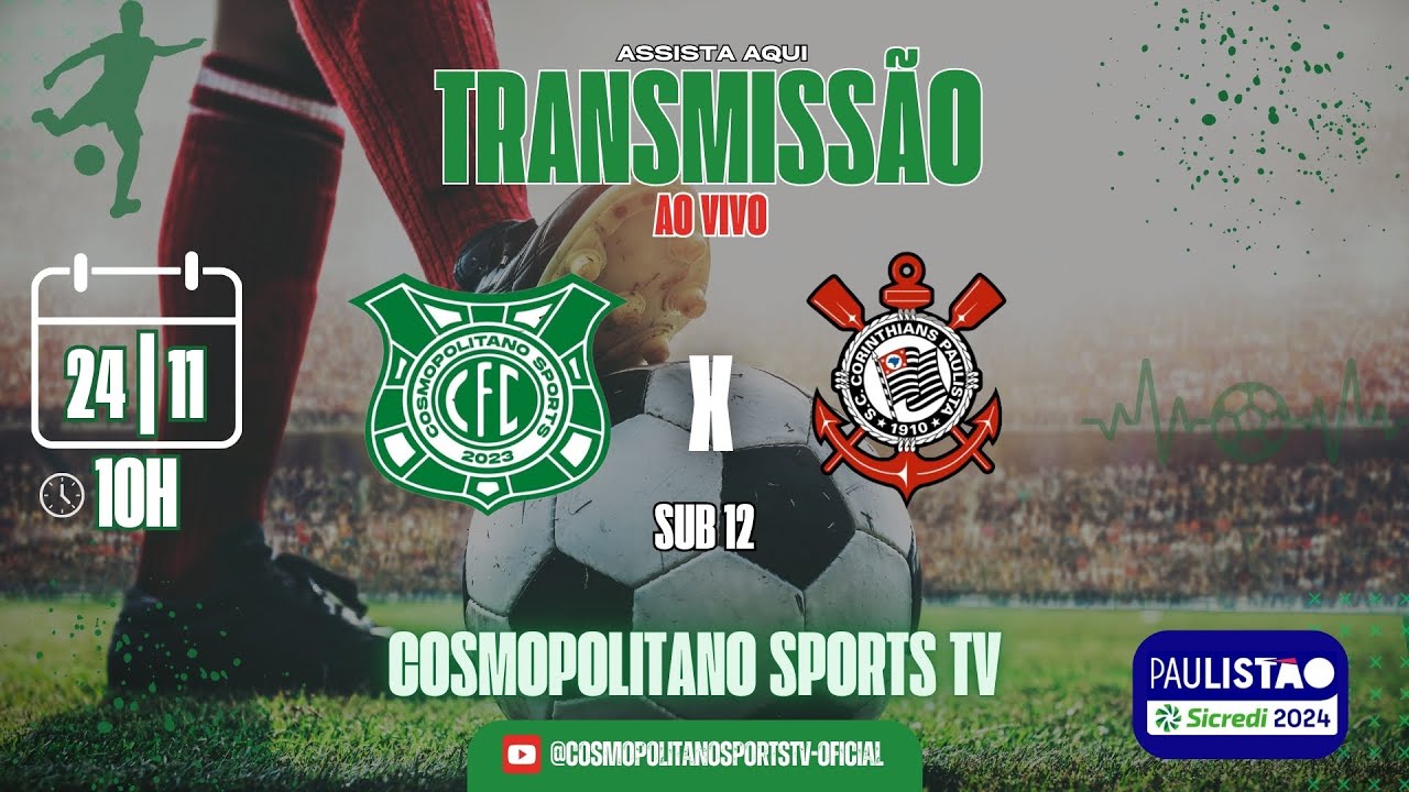 Cosmopolitano Sports X Corinthians Sub 12 -  24/11/2024 - Paulista
