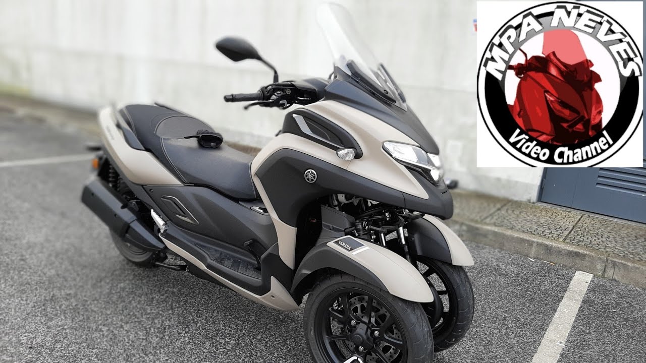 Apresentação e teste da Yamaha tricity 300(2022)