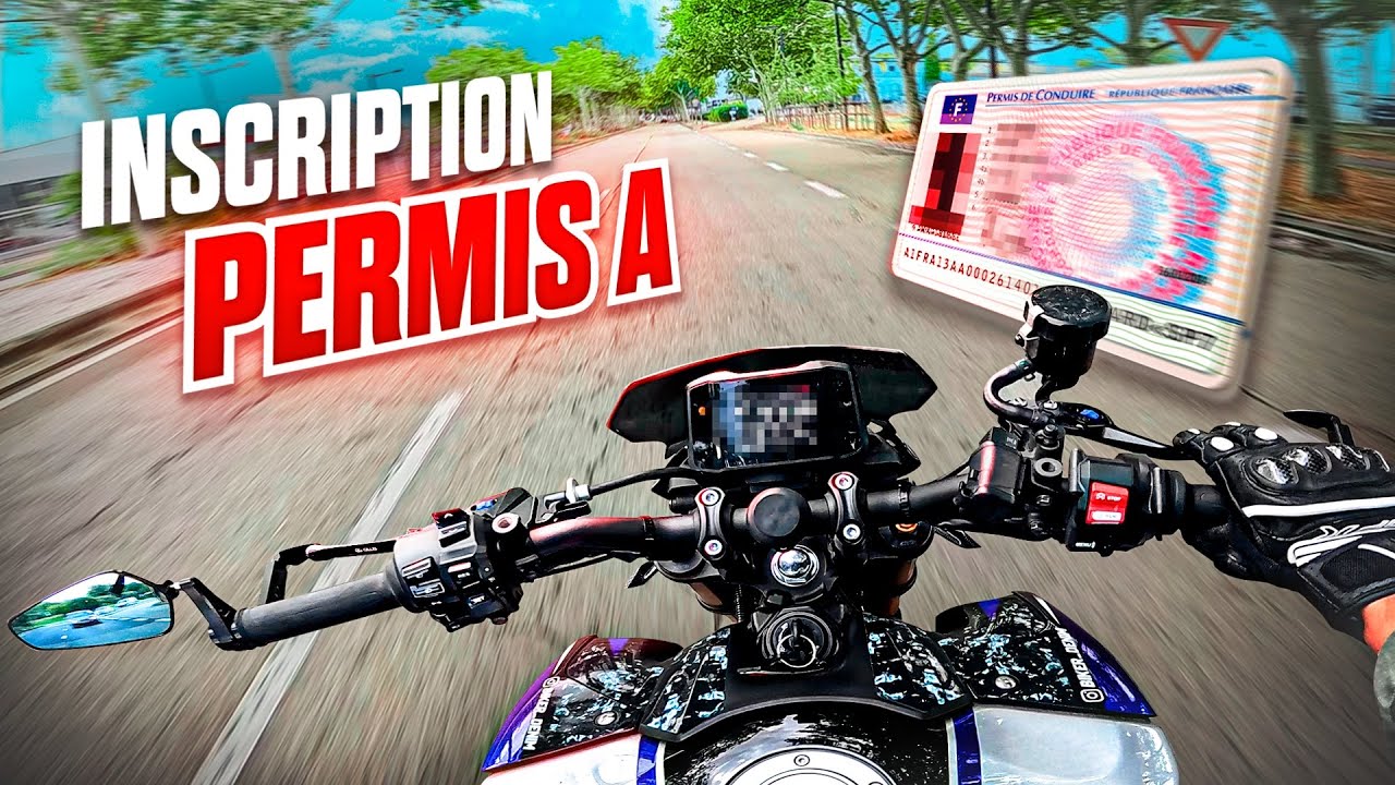 JE M'INSCRIS &Agrave; LA PASSERELLE DU PERMIS MOTO ! 🚀