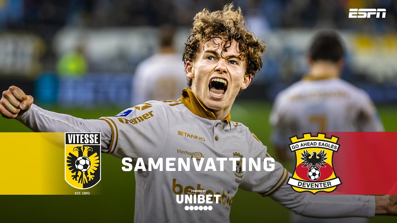🟥 RODE KAART en EEN GOAL in EEN MINUUT! ⚽️ | Samenvatting Vitesse - Go Ahead Eagles