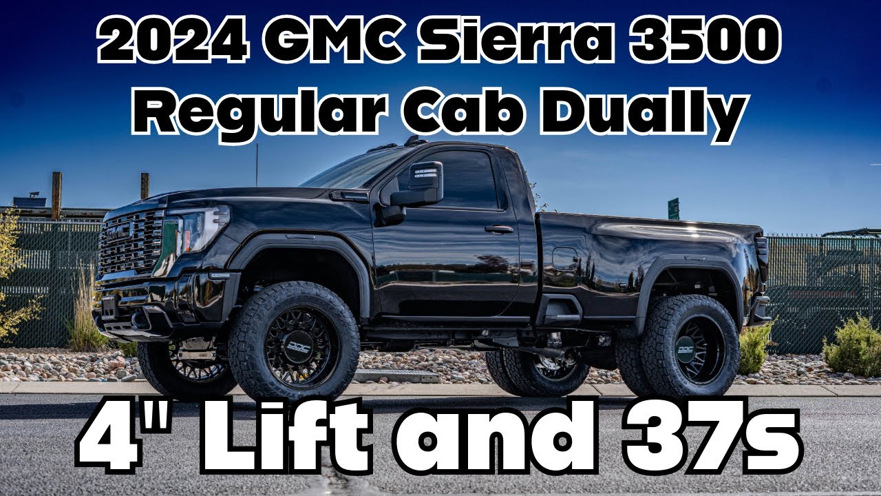 Часть 1: Поднятый GMC 3500 Sierra Regular Cab 2024 года с двойной кабиной