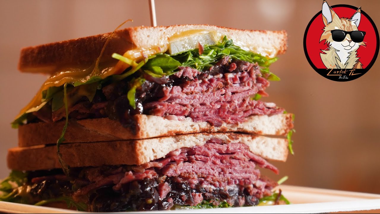 Kanapki z mięsem - Mr Broda Pastrami Sandwich Bar Kraków