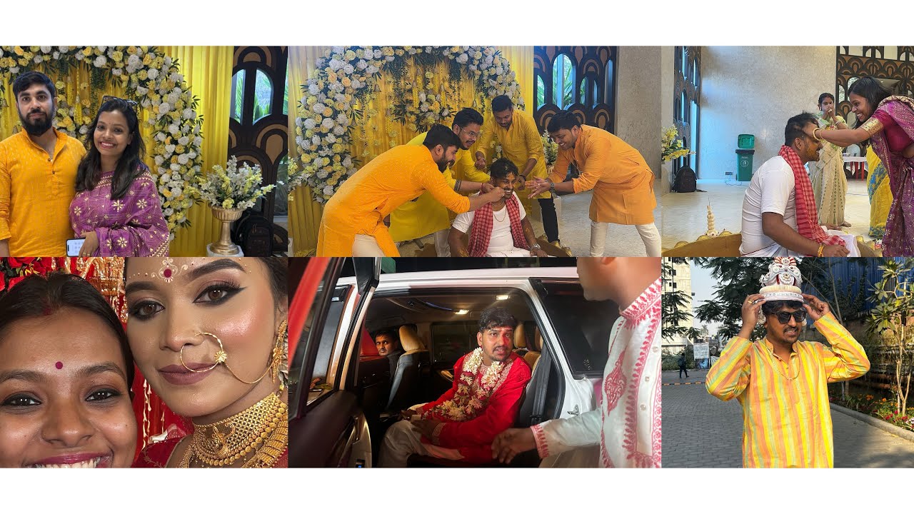 ফাইনালি রাজার বিয়ে 💛#TwinMom #BengaliVlog #weddingshopping #bengaliwedding 