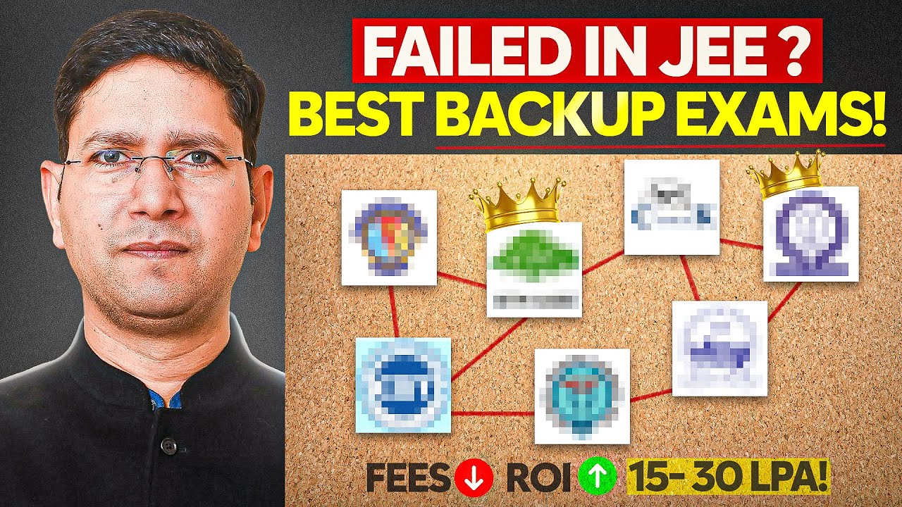 What If You Don’t Crack JEE? 😱 Backup Exams No One Talks About!