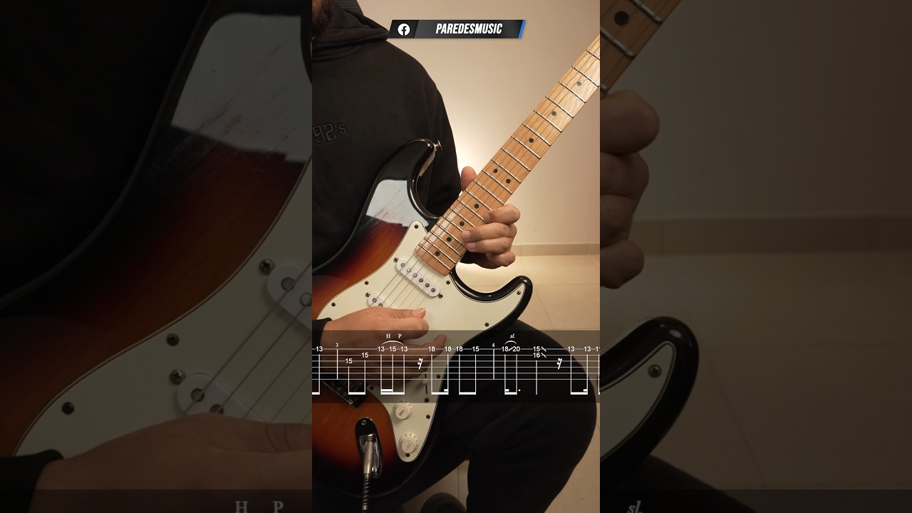 Aventura - Cuando Volver&aacute;s (TUTORIAL F&Aacute;CIL EN GUITARRA EL&Eacute;CTRICA+TABS) #bachata #guitar #romeosantos