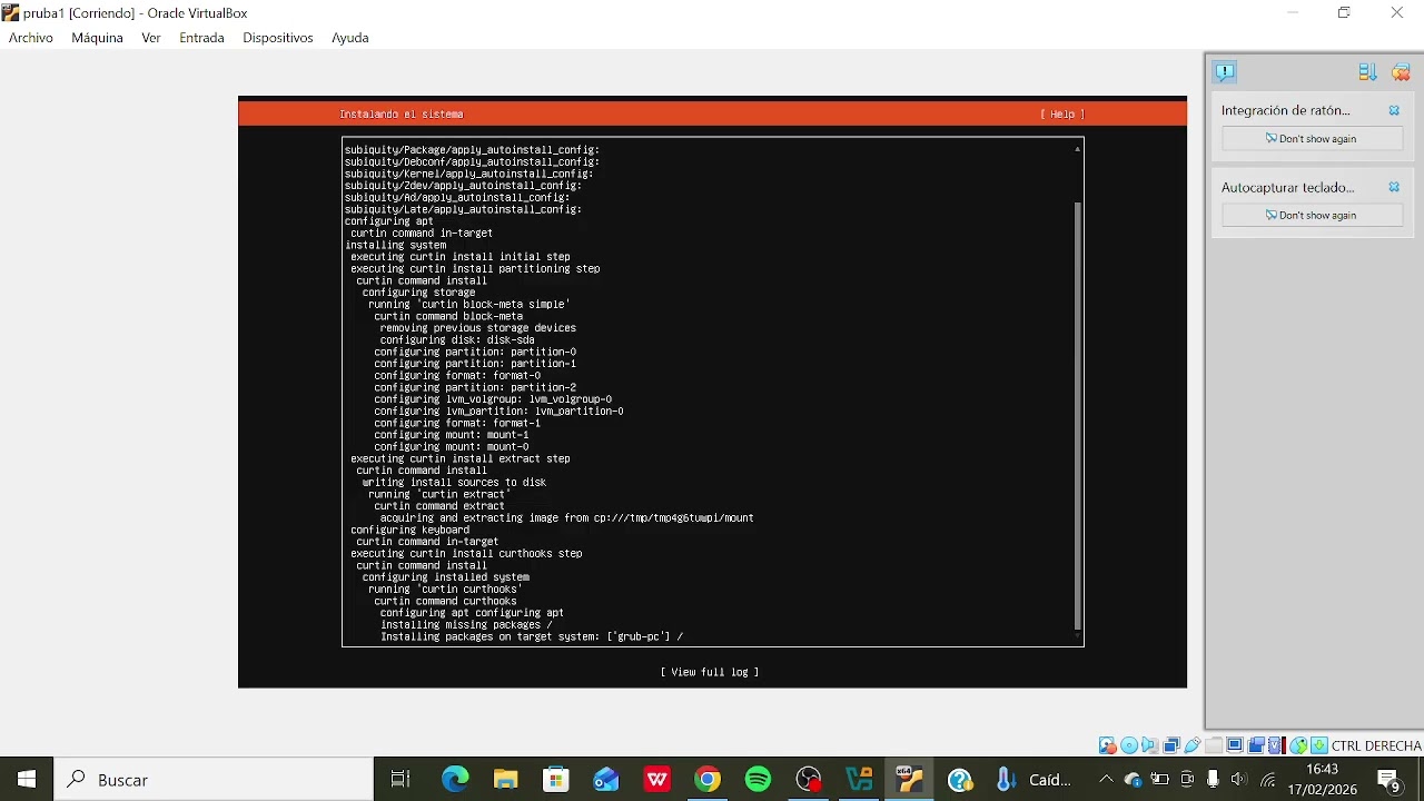 Practica1. Descarga de servidor e iso
