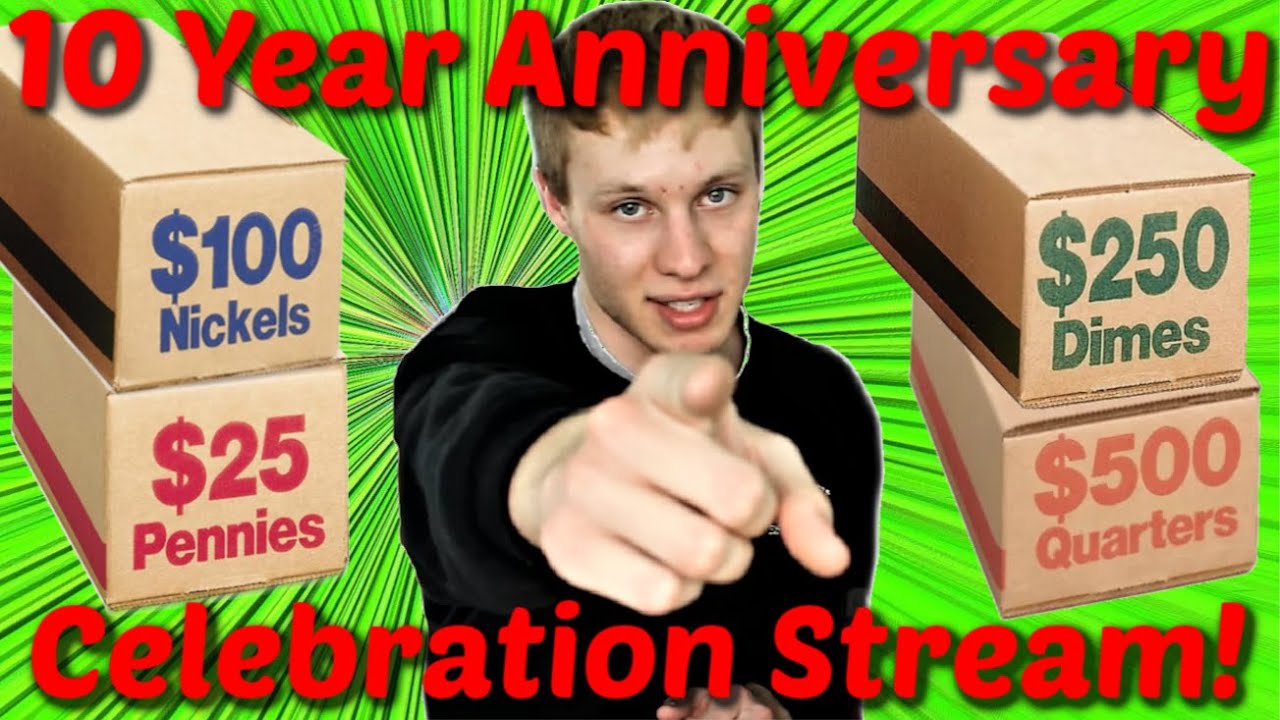 QUIN'S COINS 10 YEAR ANNIVERSARY LIVESTREAM EXTRAVAGANZA!