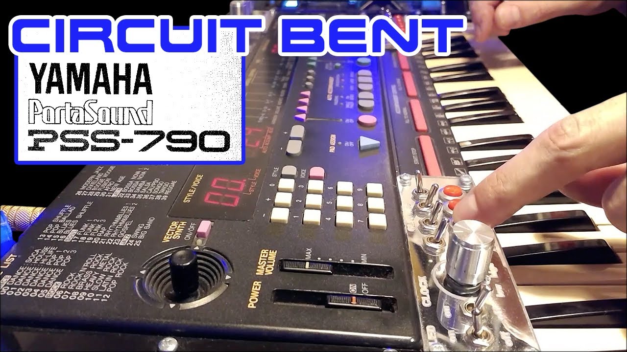 DEMO circuit bent YAMAHA PSS 790 