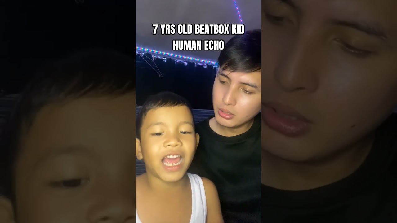 7 years old beatbox kid HUMAN ECHO