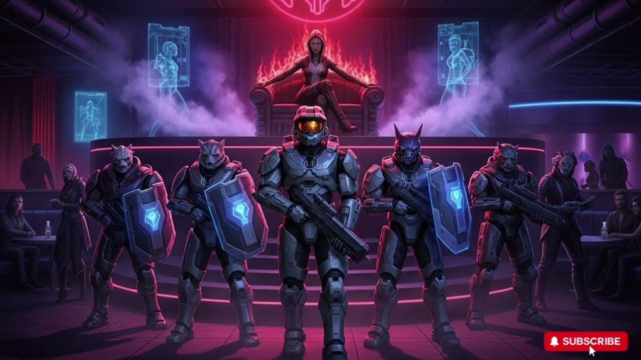 The Halo Ship UNSC Infinity (INF-101) With Master Chief Entered Mass Effect?