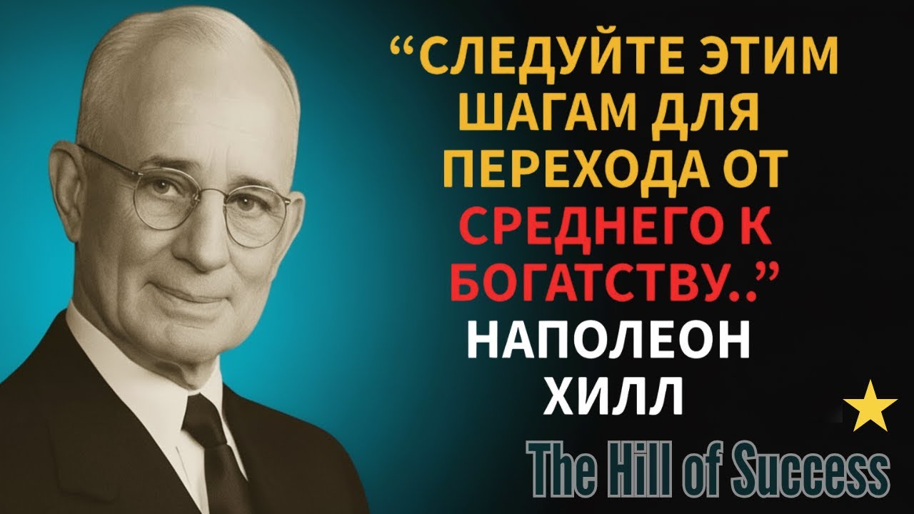 5 шагов от среднего уровня к богатству | Наполеон Хилл