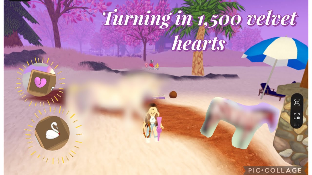 Turning in 1500 velvet hearts in Wildhorse Islands