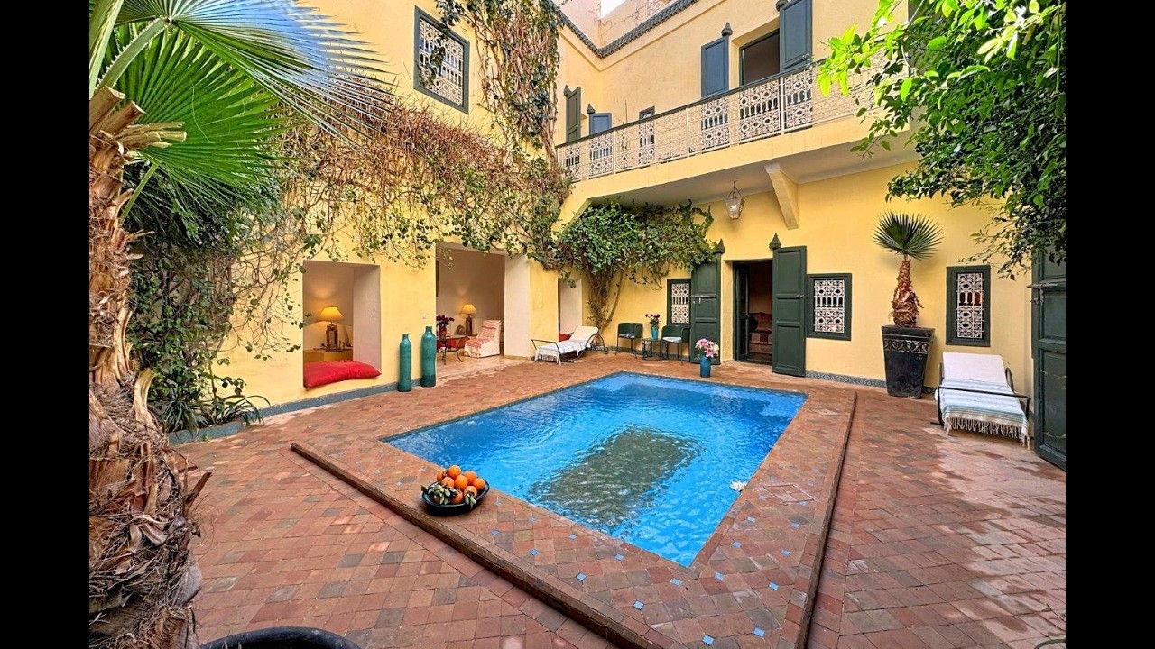 Riad d’exception à Marrakech – Médina , piscine, 4 suites, terrasse avec vue sur l'Atlas