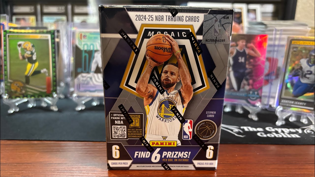 Cheap A$$ Blaster Box Vol. 3 24-25 Panini Mosiac Basketball Blaster. Top 10 pick serial # pull!!!