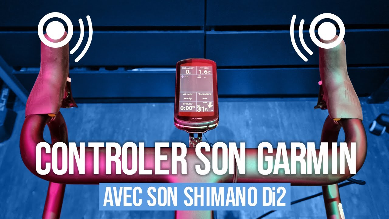 CONTRÔLER SON GARMIN AVEC SON SHIMANO Di2