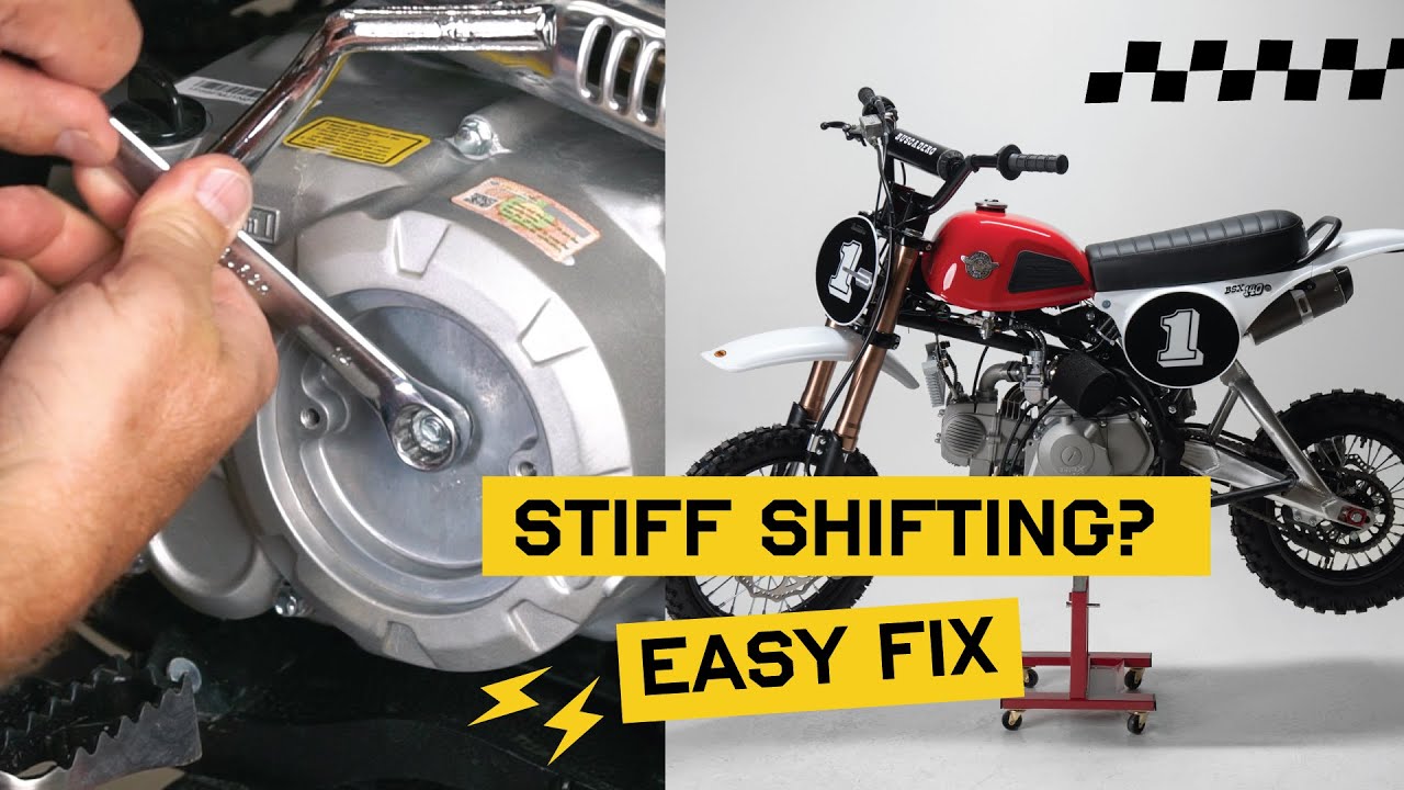 Pit bike clutch adjustment (semi auto) - Buscadero 110cc and 140cc
