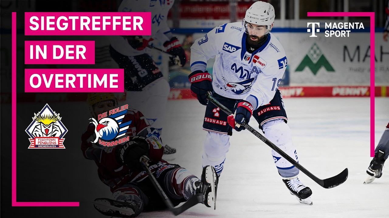 Pinguins Bremerhaven - Adler Mannheim | PENNY DEL Playoffs, Viertelfinale | MAGENTA SPORT