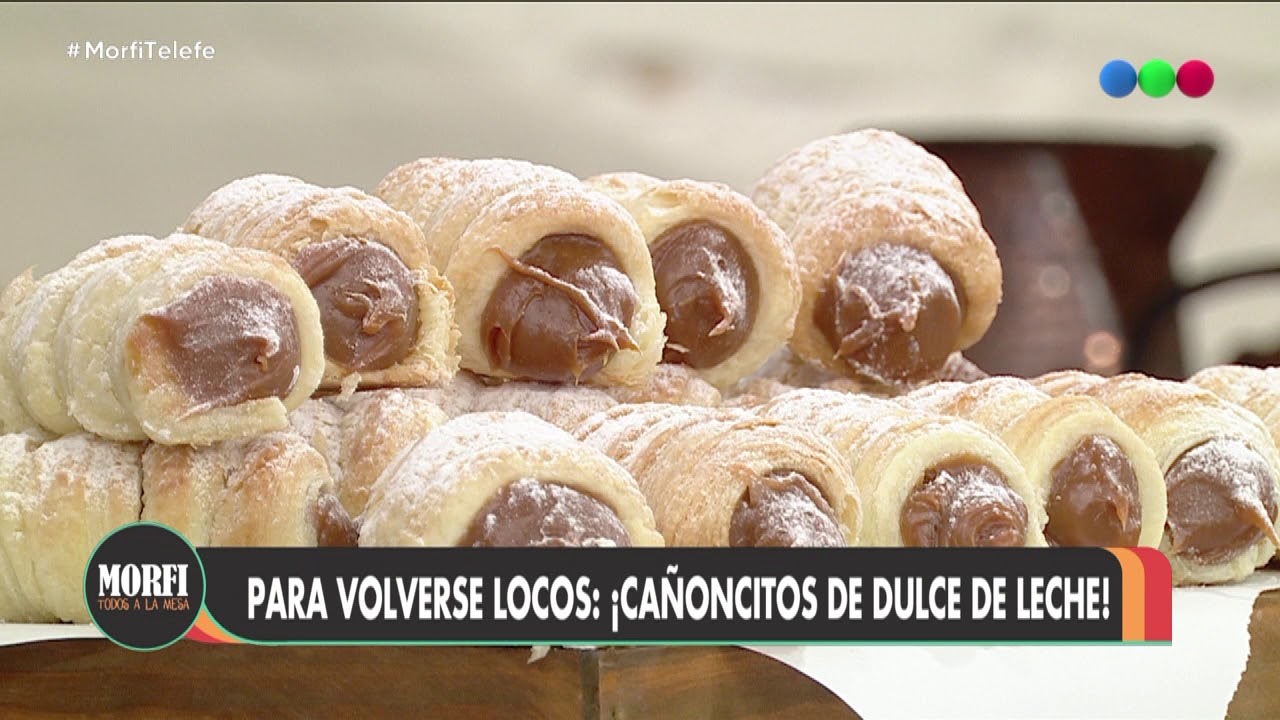 Cañoncitos de dulce de leche - Morfi