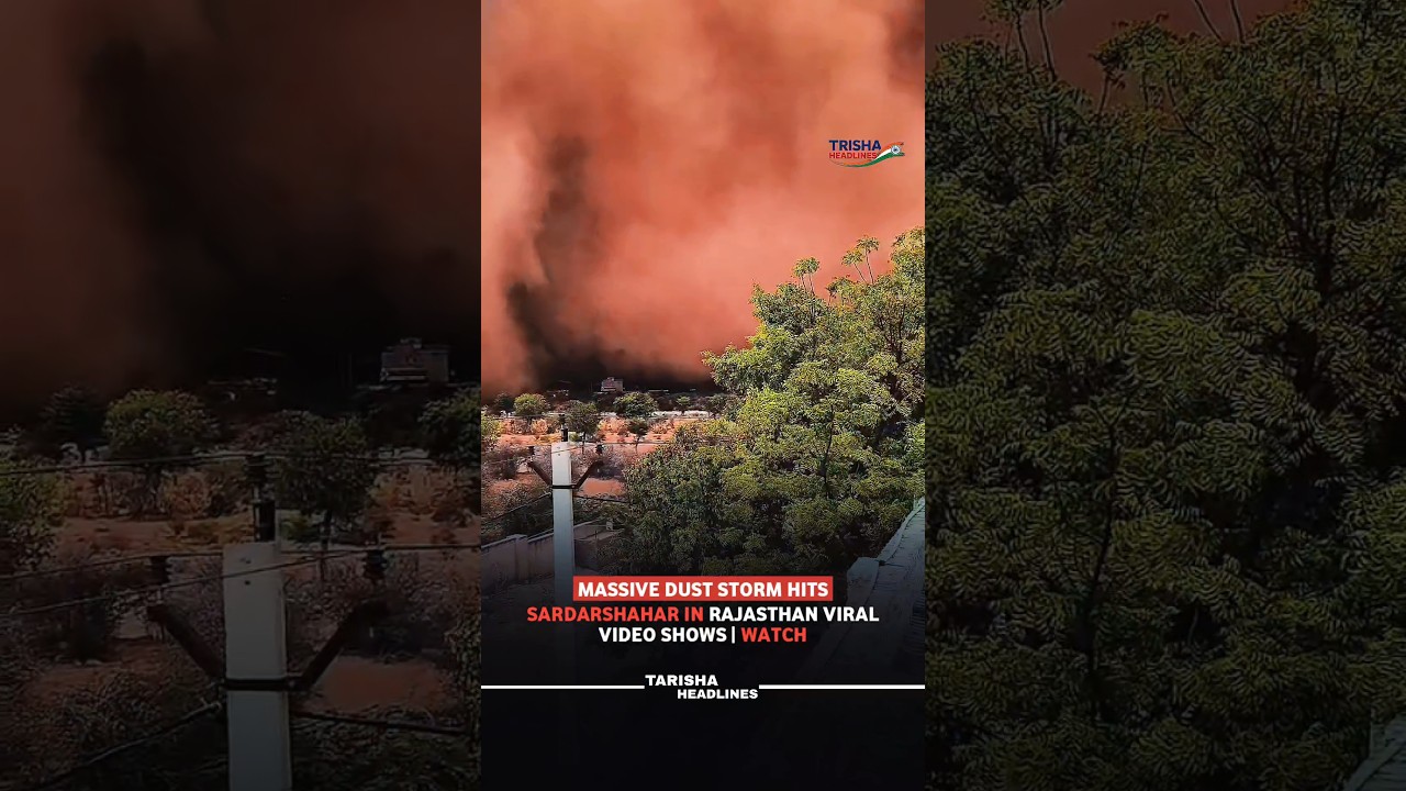 Massive Dust Storm Hits Sardarshahar, Rajasthan, Video Goes Viral