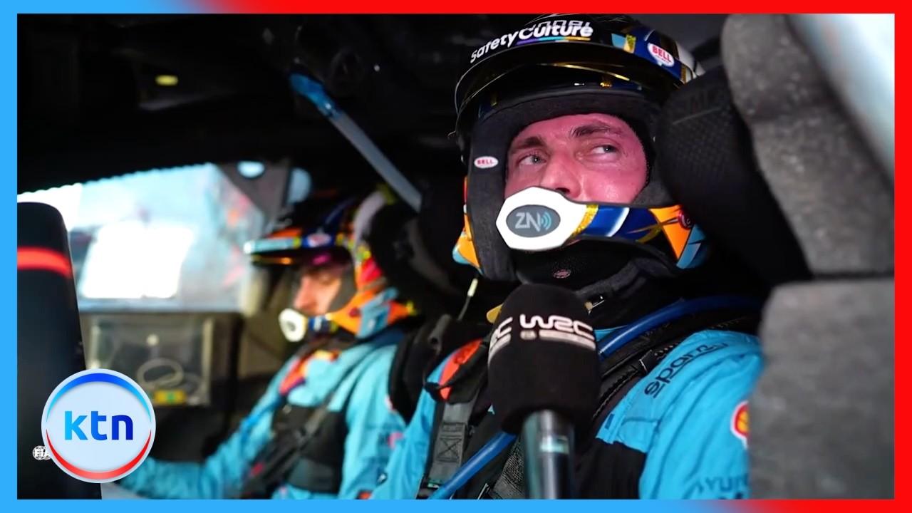 Oliver Solberg atwaa usukani siku ya kwanza ya WRC Safari Rally