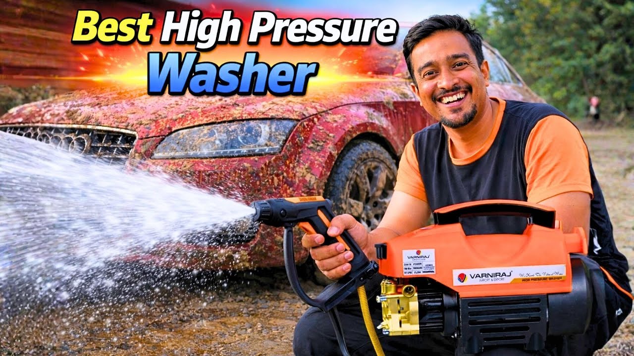 Best Compact High Pressure Washer for Home Cleaning? 150 Bar Pressure Washer for Car Cleaning🚗💦 |