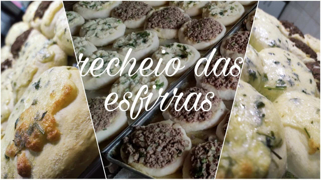 receita dos recheios da esfiha que eu prometi a vocês