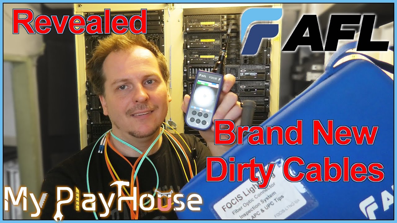 AFL Focis Fiber microscope, Revealed that all our NEW Cables are Dirty - 982