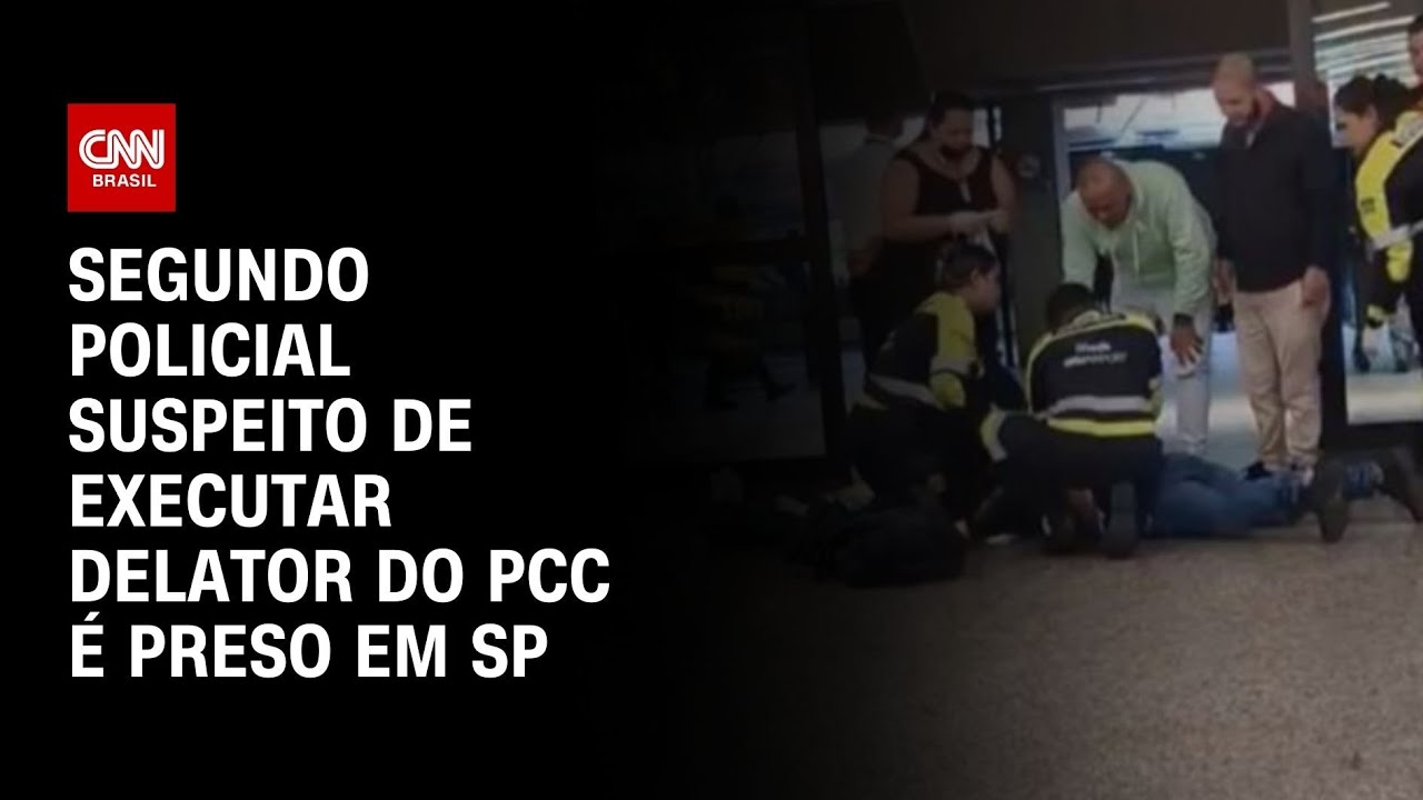 Segundo policial suspeito de executar delator do PCC &eacute; preso em SP | CNN NOVO DIA