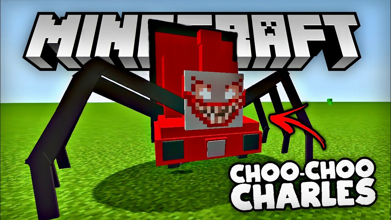 Choo Choo Charles Minecraft Mod! (Choo Choo Craft Mod)