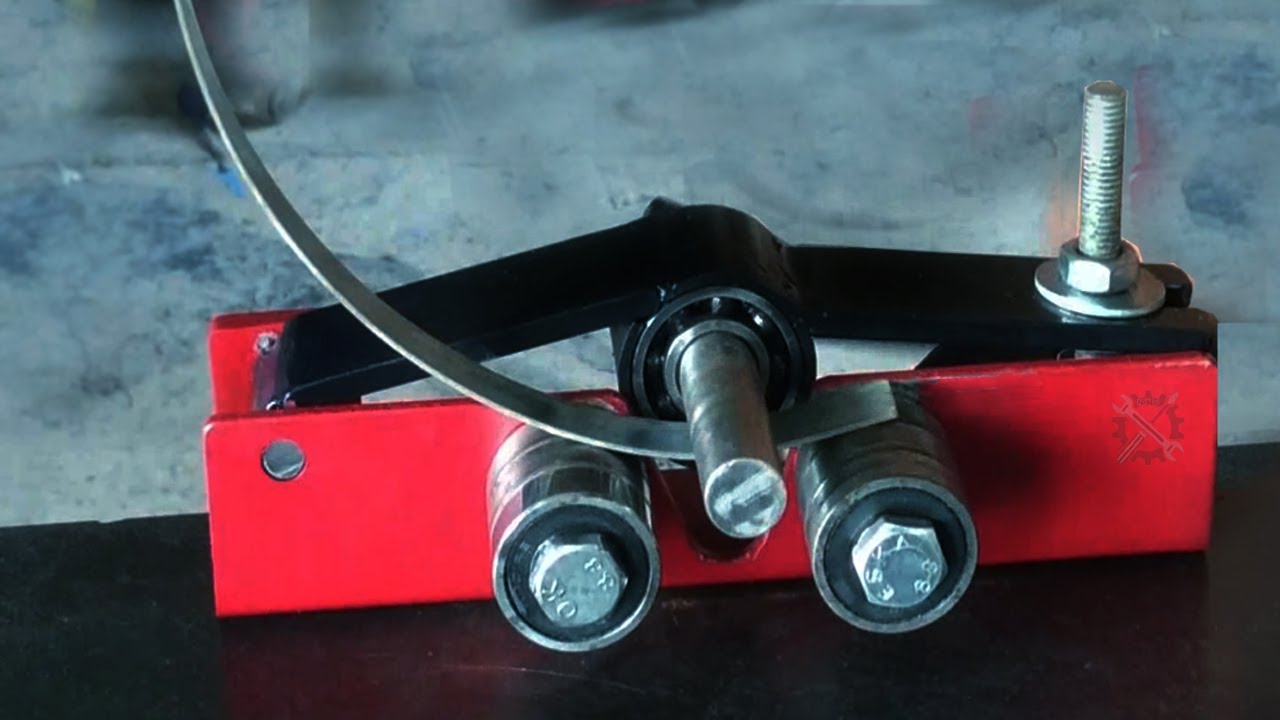 Dobladora de rodillos de anillos casera | Mechtrick