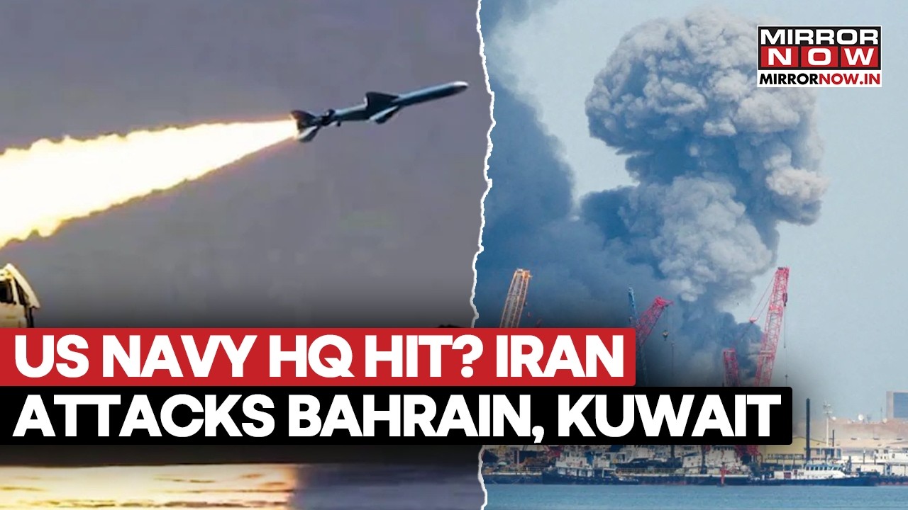 Iran's Biggest Gulf Attack Ever? US Bases In Bahrain & Kuwait Targeted, Trump's Headquarters Burn