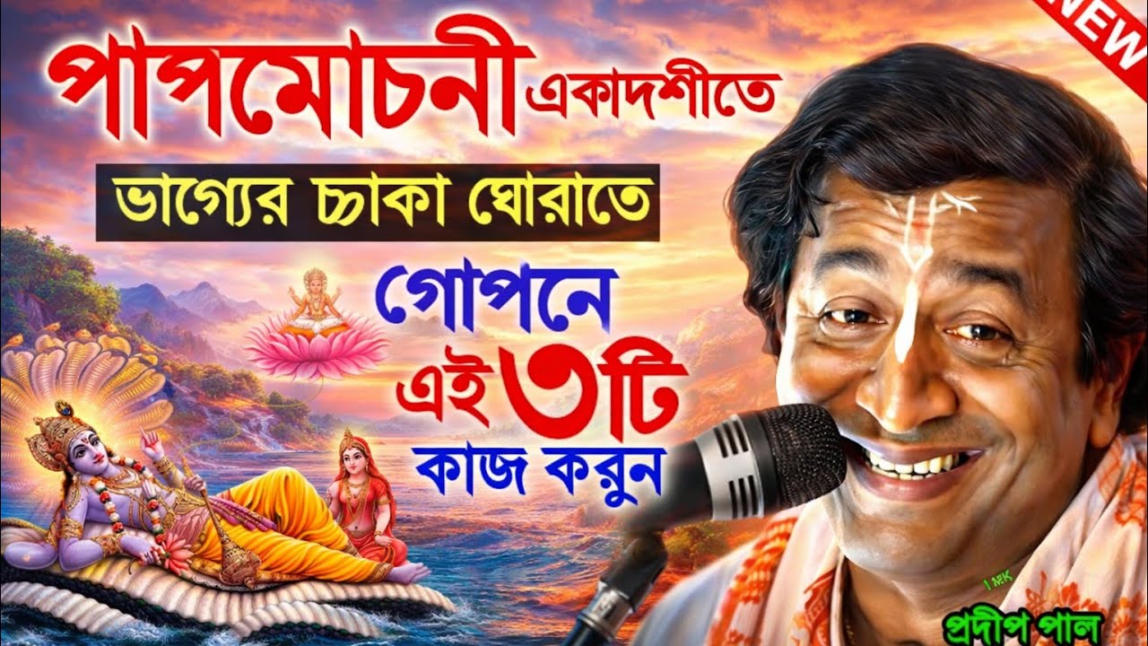 পাপমোচনী একাদশী ব্রত মাহাত্ম্য ! papmochani ekadashi mahatva ! প্রদীপ পাল কীর্তন ! pradip pal kirtan