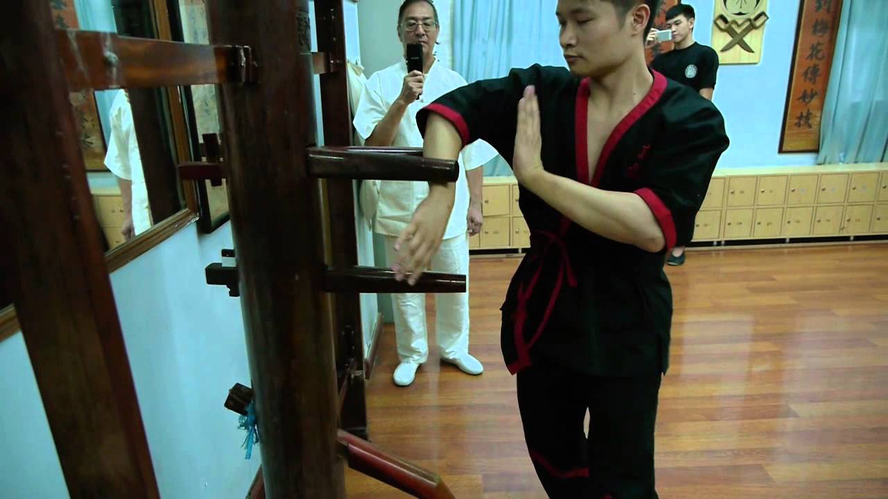 梁挺詠春: 木人樁法 (曾浩斌師傅)