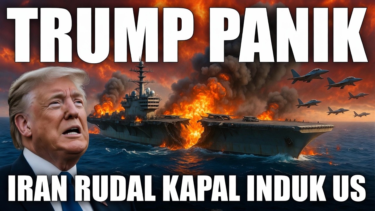TRUMP PANIK‼️ Kapal Induk AS Tenggelam, Perintahkan Mundur Total dari Timur Tengah